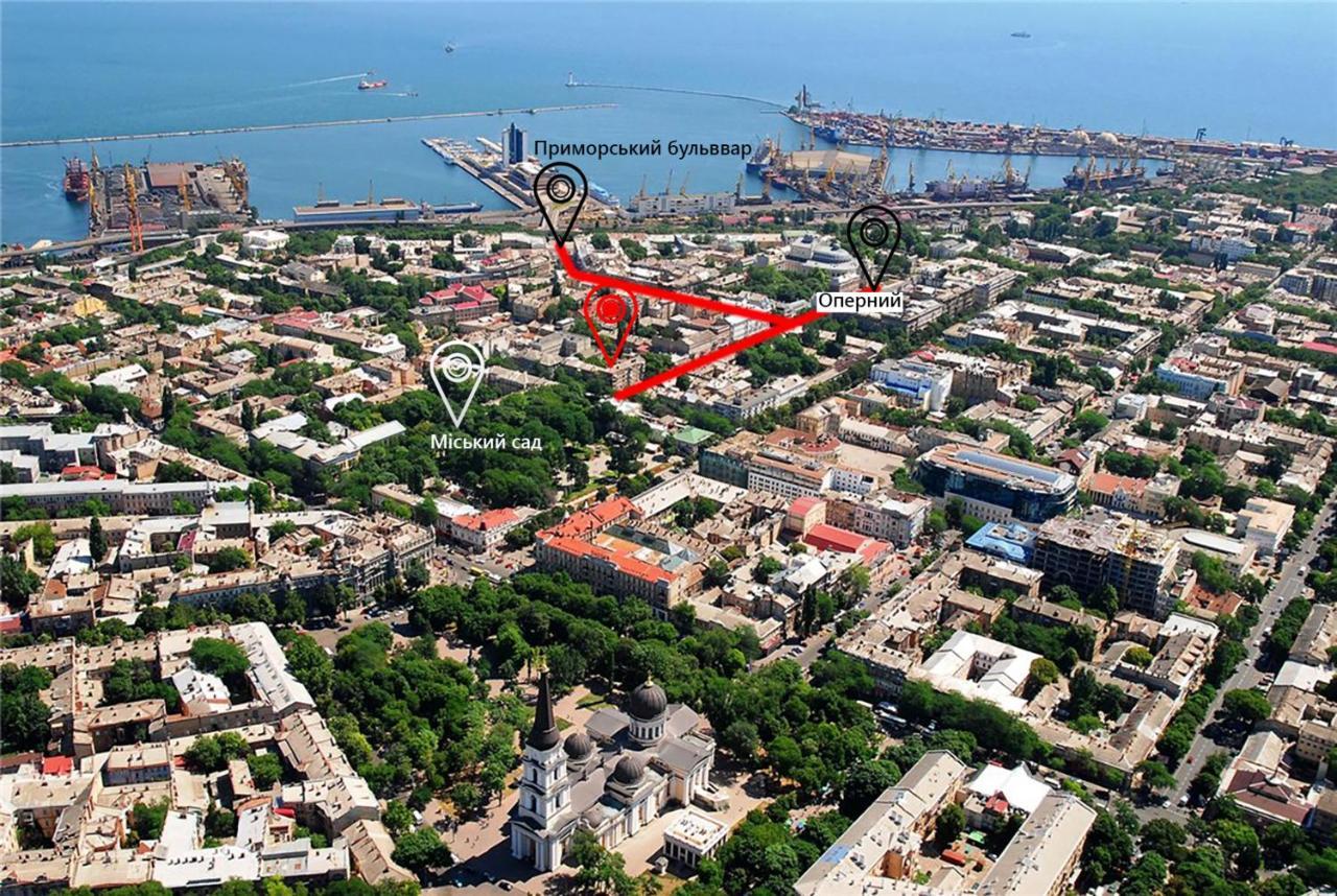 City Garden Apartments Є Інтернет Без Світла Odessa Ngoại thất bức ảnh